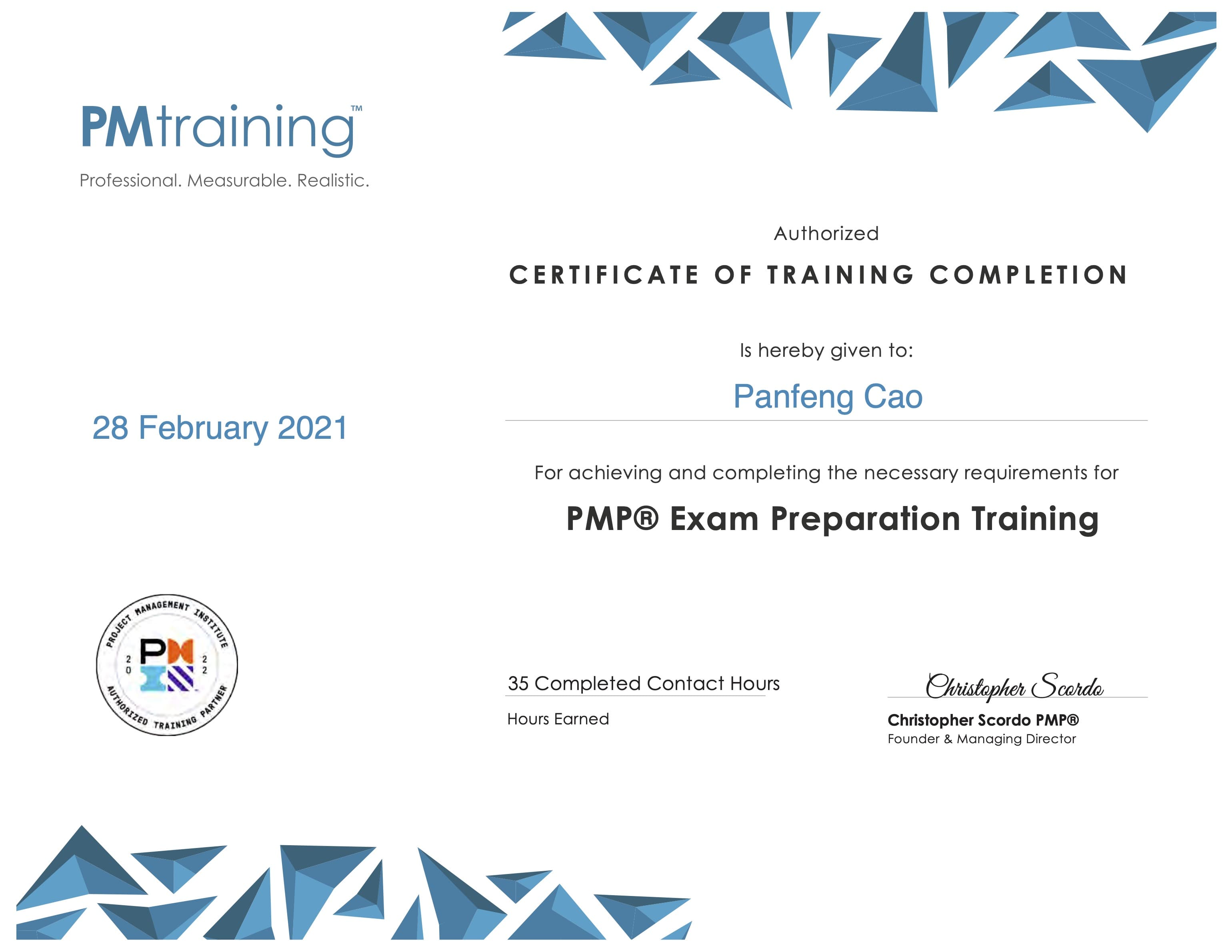 Project Management Certificate